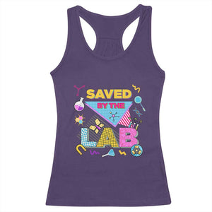 Lab Week Racerback Tank Top Saved By The Lab Retro Medical Laboratory Tech TS02 Purple Print Your Wear