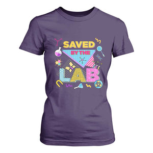 Lab Week T Shirt For Women Saved By The Lab Retro Medical Laboratory Tech TS02 Purple Print Your Wear