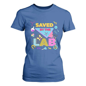Lab Week T Shirt For Women Saved By The Lab Retro Medical Laboratory Tech TS02 Royal Blue Print Your Wear