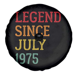 Legend Since July 1975 Spare Tire Cover Vintage Retro 50th Birthday Gifts TS10 Print Your Wear
