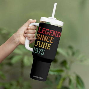 Legend Since June 1975 Tumbler With Handle Vintage Retro 50th Birthday Gifts TS10 Print Your Wear