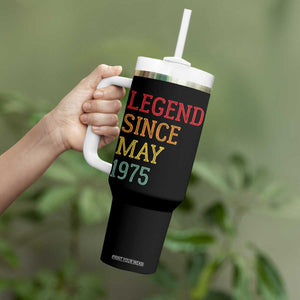 Legend Since May 1975 Tumbler With Handle Vintage Retro 50th Birthday Gifts TS10 Print Your Wear