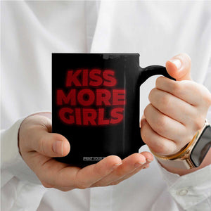 Lesbian Coffee Mug Kiss More Girls Funny Pride Month TS10 Print Your Wear