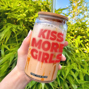 Lesbian Glass Can Kiss More Girls Funny Pride Month TS10 Print Your Wear