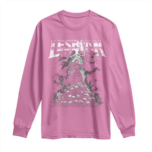 Lesbian Long Sleeve Shirt Funny Meme Dark Fantasy TS10 Azalea Print Your Wear