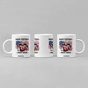 Make American Football Great Again Coffee Mug Funny Trump US Flag Vintage TS02 Print Your Wear