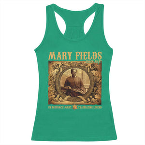 Mary Fields Racerback Tank Top Stagecoach Mary Trailblazing Legend Black Cowgirl TS11 Irish Green Print Your Wear