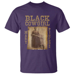 Mary Fields T Shirt Black Cowgirl Pioneer Western Legend Vintage TS02 Purple Print Your Wear