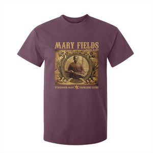 Mary Fields T Shirt For Kid Stagecoach Mary Trailblazing Legend Black Cowgirl TS11 Maroon Print Your Wear