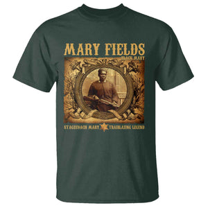 Mary Fields T Shirt Stagecoach Mary Trailblazing Legend Black Cowgirl TS11 Dark Forest Green Print Your Wear