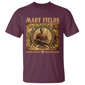 Mary Fields T Shirt Stagecoach Mary Trailblazing Legend Black Cowgirl TS11 Maroon Print Your Wear