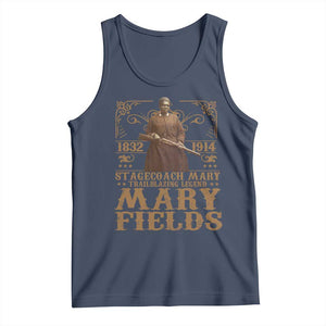 Mary Fields Tank Top Stagecoach Mary Trailblazing Legend Black Cowgirl Pioneer TS11 Navy Print Your Wear