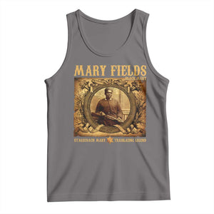 Mary Fields Tank Top Stagecoach Mary Trailblazing Legend Black Cowgirl TS11 Deep Heather Print Your Wear