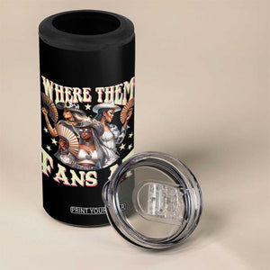 Melanin Cowgirls 4 in 1 Can Cooler Tumbler Where Them Fans At Country Life Women Girls TS02 Print Your Wear