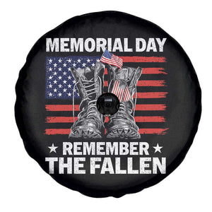 Memorial Day Remember The Fallen Spare Tire Cover Veteran Military Vintage USA Flag TS10 Print Your Wear