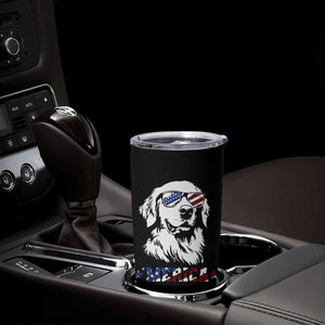 Merica Golden Retriever Tumbler Cup 4th of July Dog Patriotic Dog Mom TS10 Print Your Wear