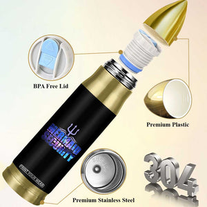 Mermaid Security Bullet Tumbler Funny Mermaid Family Squad TS10 Print Your Wear