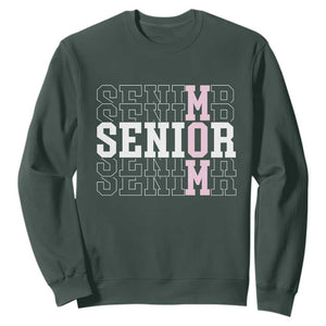 Mom Senior 2025 Sweatshirt Proud Mom Of A Class Of 2025 Graduate TS11 Dark Forest Green Print Your Wear
