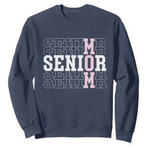 Mom Senior 2025 Sweatshirt Proud Mom Of A Class Of 2025 Graduate TS11 Navy Print Your Wear