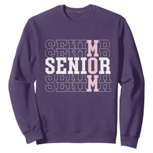 Mom Senior 2025 Sweatshirt Proud Mom Of A Class Of 2025 Graduate TS11 Purple Print Your Wear