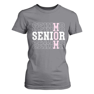 Mom Senior 2025 T Shirt For Women Proud Mom Of A Class Of 2025 Graduate TS11 Charcoal Print Your Wear