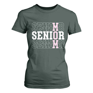 Mom Senior 2025 T Shirt For Women Proud Mom Of A Class Of 2025 Graduate TS11 Dark Forest Green Print Your Wear