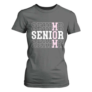 Mom Senior 2025 T Shirt For Women Proud Mom Of A Class Of 2025 Graduate TS11 Dark Heather Print Your Wear