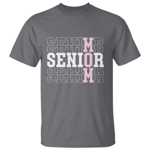 Mom Senior 2025 T Shirt Proud Mom Of A Class Of 2025 Graduate TS11 Charcoal Print Your Wear