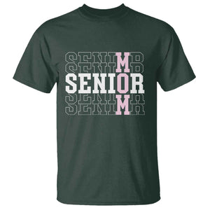 Mom Senior 2025 T Shirt Proud Mom Of A Class Of 2025 Graduate TS11 Dark Forest Green Print Your Wear