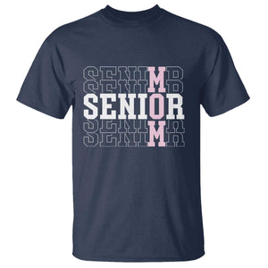 Mom Senior 2025 T Shirt Proud Mom Of A Class Of 2025 Graduate TS11 Navy Print Your Wear