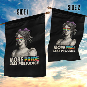 More Pride Less Prejudice Garden Flag LGBTQ Proud Ally Pride Month TS10 Print Your Wear