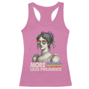 More Pride Less Prejudice Racerback Tank Top LGBTQ Proud Ally Pride Month TS10 Azalea Print Your Wear
