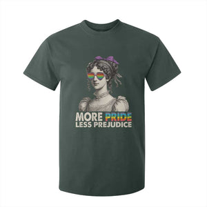 More Pride Less Prejudice T Shirt For Kid LGBTQ Proud Ally Pride Month TS10 Dark Forest Green Print Your Wear