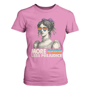 More Pride Less Prejudice T Shirt For Women LGBTQ Proud Ally Pride Month TS10 Azalea Print Your Wear