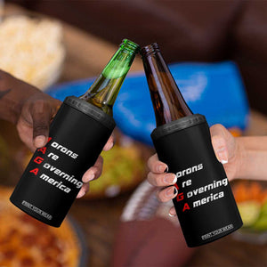 Morons Are Governing America 4 in 1 Can Cooler Tumbler TS10 Print Your Wear