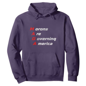 Morons Are Governing America Hoodie TS10 Purple Print Your Wear