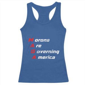 Morons Are Governing America Racerback Tank Top TS10 Royal Blue Print Your Wear