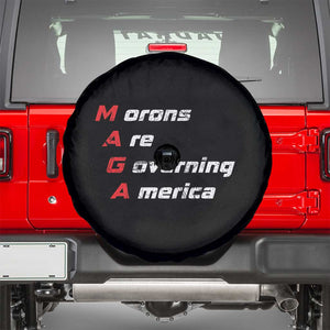 Morons Are Governing America Spare Tire Cover TS10 Black Print Your Wear