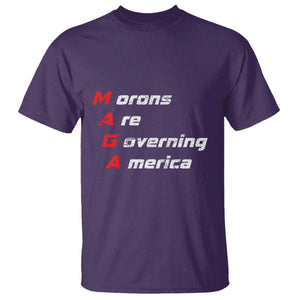 Morons Are Governing America T Shirt TS10 Purple Print Your Wear