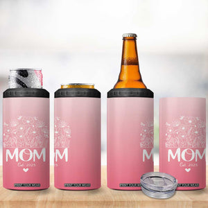 Mothers Day Gifts For New Mom 2025 4 in 1 Can Cooler Tumbler First Time Mom Pregnant Mommy Expecting Mother Pink TB10 Print Your Wear