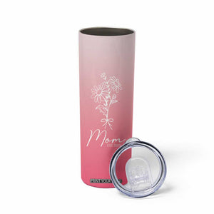 Mothers Day Gifts For New Mom 2025 Skinny Tumbler Flower First Time Mom Gift Pink TB10 Print Your Wear