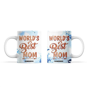 Mothers Gift Coffee Mug Funny World's Best Mom Gifts from Daughter Son TB10 Blue Print Your Wear