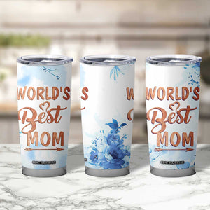 Mothers Gift Tumbler Cup Funny World's Best Mom Gifts from Daughter Son TB10 Print Your Wear