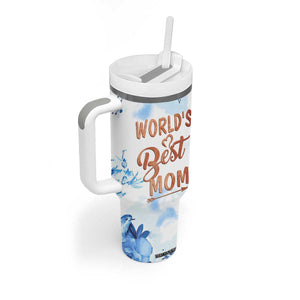 Mothers Gift Tumbler With Handle Funny World's Best Mom Gifts from Daughter Son TB10 Print Your Wear
