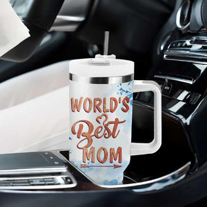 Mothers Gift Tumbler With Handle Funny World's Best Mom Gifts from Daughter Son TB10 Print Your Wear