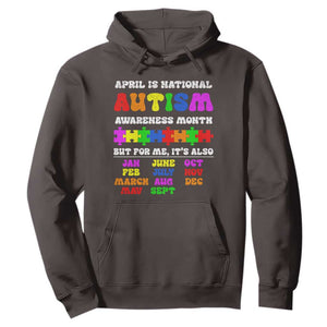 National Autism Awerness Month Hoodie Autistic Kids Gift TS10 Dark Chocolate Print Your Wear