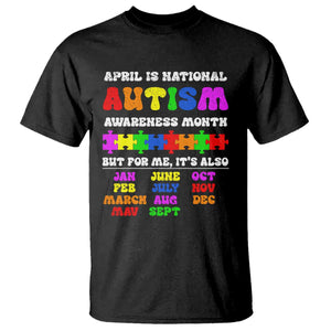National Autism Awerness Month T Shirt Autistic Kids Gift TS10 Black Print Your Wear