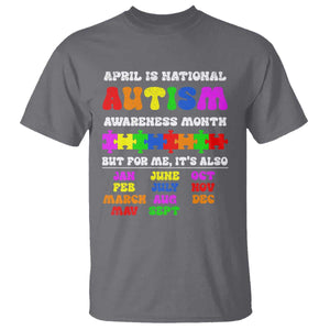 National Autism Awerness Month T Shirt Autistic Kids Gift TS10 Charcoal Print Your Wear