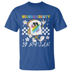 Neurodiversity Is My Jam Inclusion Autism Awareness T Shirt Special Education Teacher Para Gift TS10 Royal Blue Print Your Wear