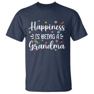 New Grandma T Shirt Happiness is Being a Grandma Grandmother TS10 Navy Print Your Wear